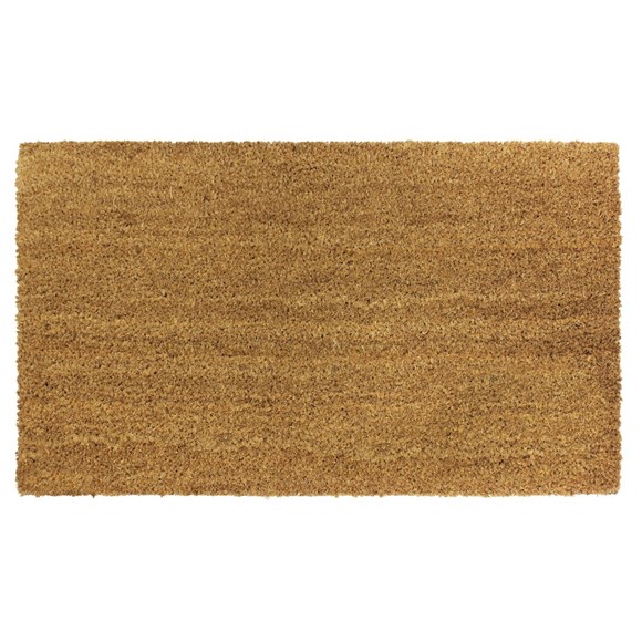Picture of Manor Plain Latex Coir Doormat 40x70cm - Natural