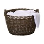 Picture of Oval Dark Log Basket