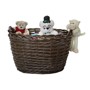 Picture of Oval Dark Log Basket