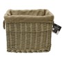 Picture of Rectangle Antique Wash Lined Log Basket