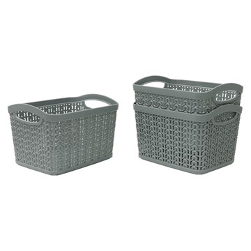 Picture of Set of 3 1.5L Loop Storage Baskets