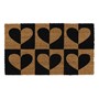 Picture of Heart to Heart Latex Coir Doormat 40x70cm
