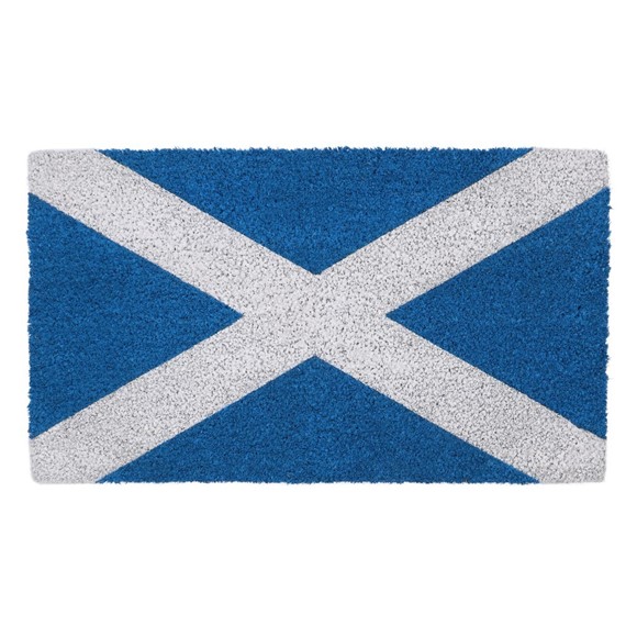 Picture of Scottish Flag Latex Coir Doormat 40x70cm