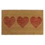 Picture of Hearts Latex Coir Doormat 45x75cm