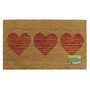 Picture of Hearts Latex Coir Doormat 45x75cm