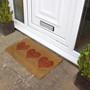 Picture of Hearts Latex Coir Doormat 45x75cm