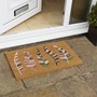 Picture of Feathers Latex Coir Doormat 45x75cm