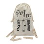 Picture of 100 Wooden Pegs with Cotton Bag