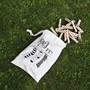 Picture of 100 Wooden Pegs with Cotton Bag