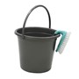 Picture of 10 Litre Round Recycled Plastic Bucket - Grey