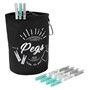 Picture of 200 Plastic Pegs and Large Peg Bag