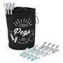 Picture of 144 Soft Grip Pegs and Large Peg Bag