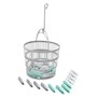 Picture of 50 Plastic Pegs with Collapsible Basket