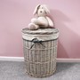Picture of Arianna Round Willow Laundry Baskets + Bins