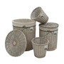Picture of Arianna Round Willow Laundry Baskets + Bins