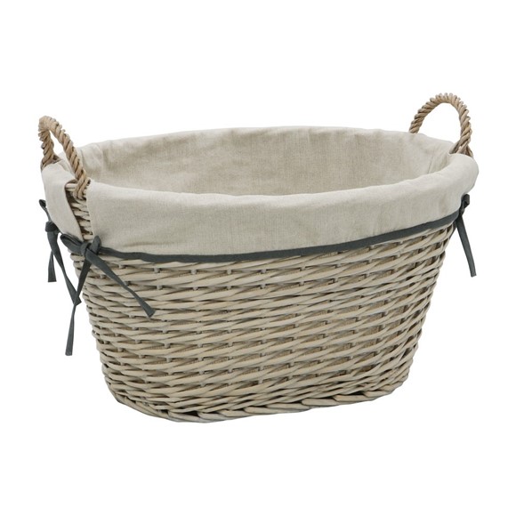 Picture of Arianna Oval Willow Storage Basket