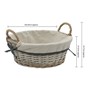 Picture of Arianna Round Willow Storage Basket