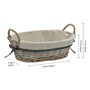 Picture of Arianna Oval Willow Storage Basket