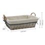 Picture of Arianna Rectangular Willow Storage Basket