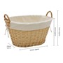 Picture of Acacia Oval Willow Storage Basket