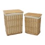 Picture of Acacia Rectangular Willow Laundry Baskets + Bins