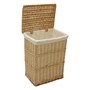 Picture of Acacia Rectangular Willow Laundry Baskets + Bins