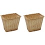 Picture of Acacia Rectangular Willow Laundry Baskets + Bins