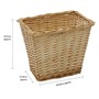 Picture of Acacia Rectangular Willow Laundry Baskets + Bins