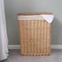 Picture of Acacia Rectangular Willow Laundry Baskets + Bins