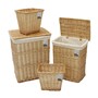 Picture of Acacia Rectangular Willow Laundry Baskets + Bins