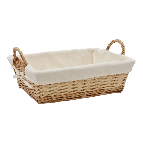 Picture of Acacia Rectangular Willow Storage Basket
