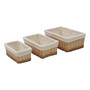 Picture of Acacia Rectangular Willow Storage Baskets