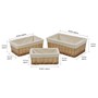 Picture of Acacia Rectangular Willow Storage Baskets