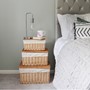 Picture of Acacia Rectangular Willow Storage Hampers