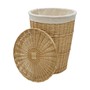 Picture of Acacia Round Willow Laundry Basket