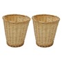 Picture of Acacia Round Willow Laundry Baskets + Bins