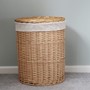 Picture of Acacia Round Willow Laundry Baskets + Bins