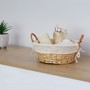 Picture of Acacia Round Willow Storage Basket