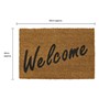 Picture of Embossed Rubber Coir - Welcome 40x60cm approx.