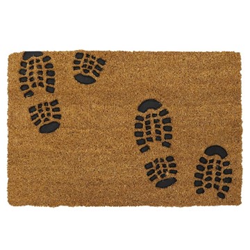 Picture of Embossed Rubber Coir - Footprints 40x60cm approx.