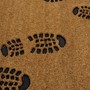 Picture of Embossed Rubber Coir - Footprints 40x60cm approx.