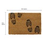 Picture of Embossed Rubber Coir - Footprints 40x60cm approx.