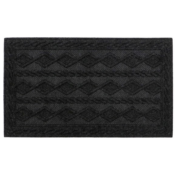 Picture of Knit Scraper Doormat - Charcoal 45x75cm