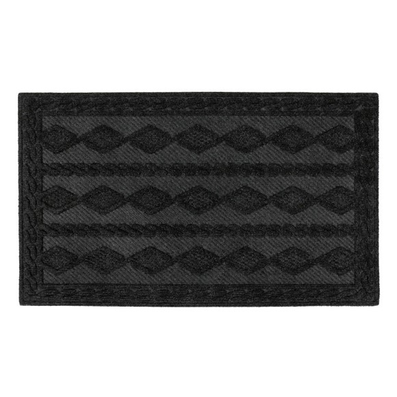 Picture of Knit Scraper Doormat - Charcoal 40x60cm