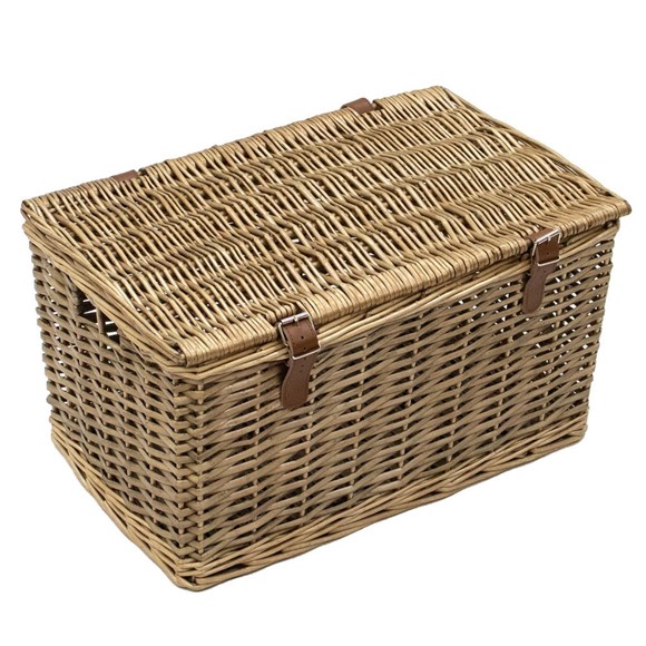 Picture of Medium Wicker Storage Hamper - Natural Willow