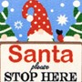 Picture of Christmas Machine Washable Mat  - Santa Stop Here 40x57cm