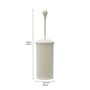 Picture of Loop Toilet Brush + Rect Lidded Bin - White