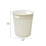Picture of Loop Toilet Brush + Round Plastic Bin - White