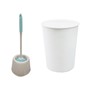 Picture of Antibac Toilet Brush + White Plastic Bin