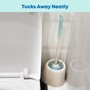 Picture of Antibac Toilet Brush + White Plastic Bin